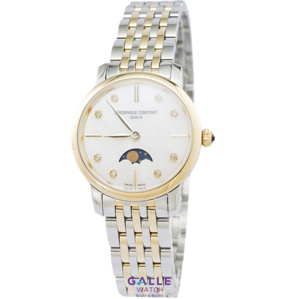 Frederique Constant Classics Slimline Ladies Moonphase FC-206MPWD1S3B