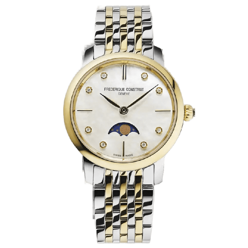 Đồng hồ Nữ Classics Slimline Ladies Moonphase FC-206MPWD1S3B