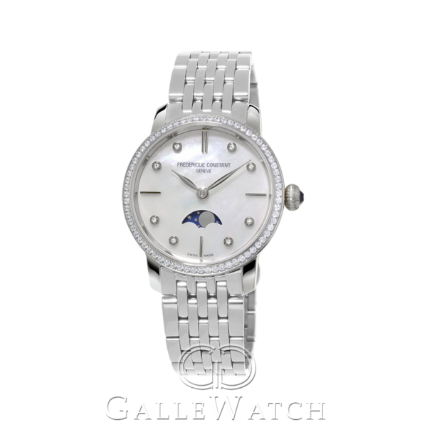 Đồng hồ Frederique Constant Classics Slimline Ladies Moonphase FC-206MPWD1SD6B