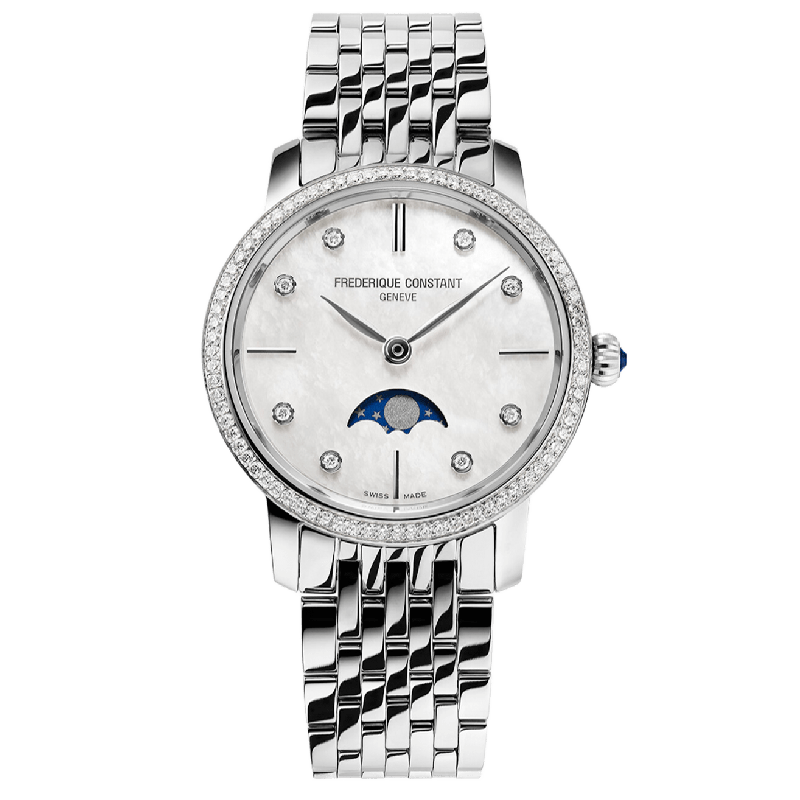 Đồng hồ Nữ Classics Slimline Ladies Moonphase FC-206MPWD1SD6B