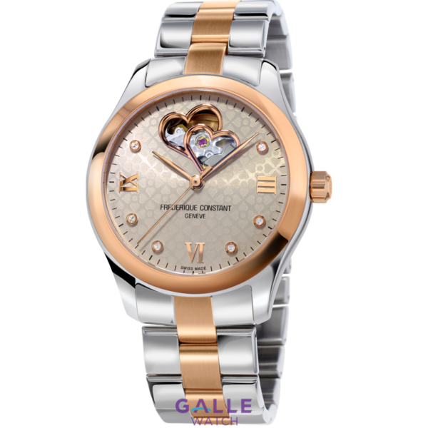 Ladies Automatic Double Heart Beat