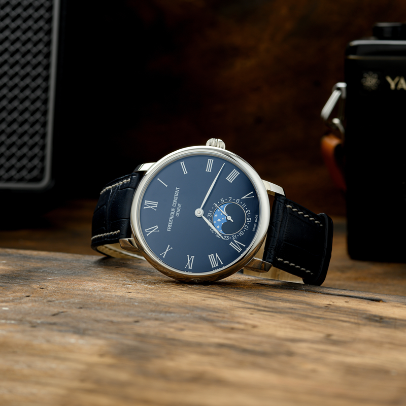 Đồng hồ Nam Slimline Moonphase Manufacture FC-705NR4S6