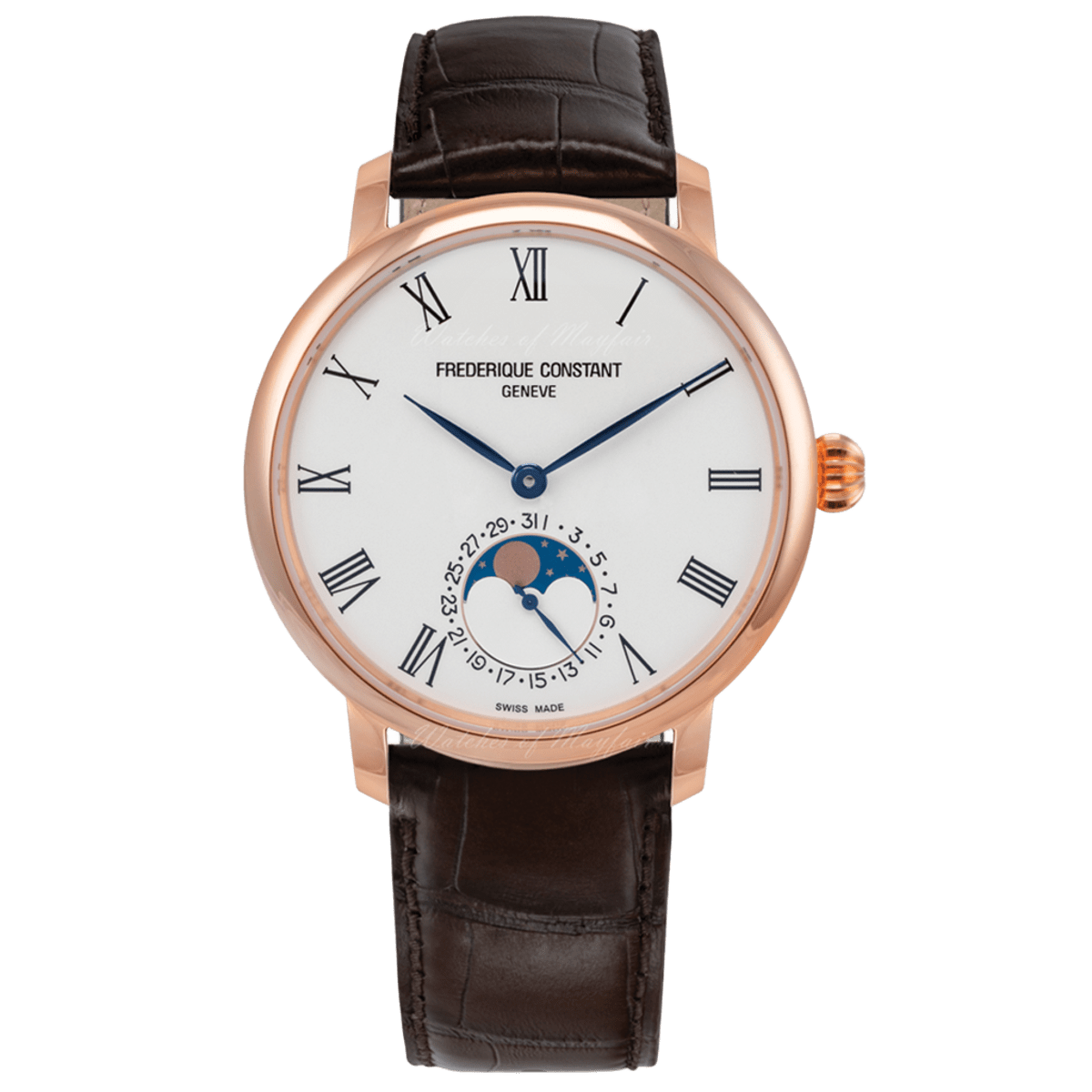 Đồng hồ Nam Slimline Moonphase Manufacture FC-705WR4S4