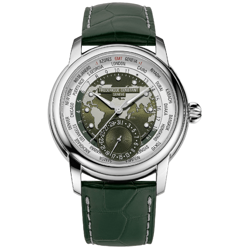 Frederique Constant Manufacture Classic Worldtimer FC-718GRWM4H6