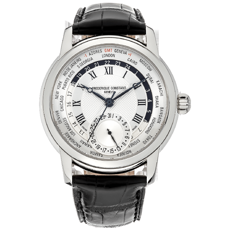 Đồng hồ Nam Classic Worldtimer Manufacture FC-718MC4H6