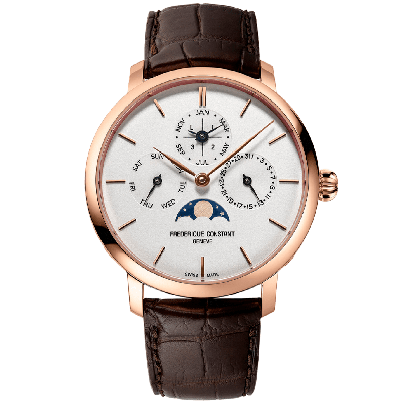 Đồng hồ Nam Slimline Perpetual Calendar Manufacture FC-775V4S4