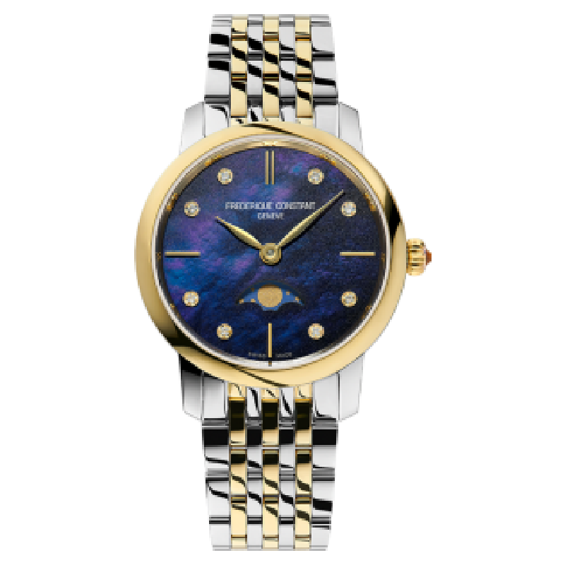 Đồng hồ Nữ Classics Slimline Ladies Moonphase FC-206MPND1S3B