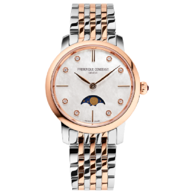 Đồng hồ Nữ Classics Slimline Ladies Moonphase FC-206MPWD1S2B