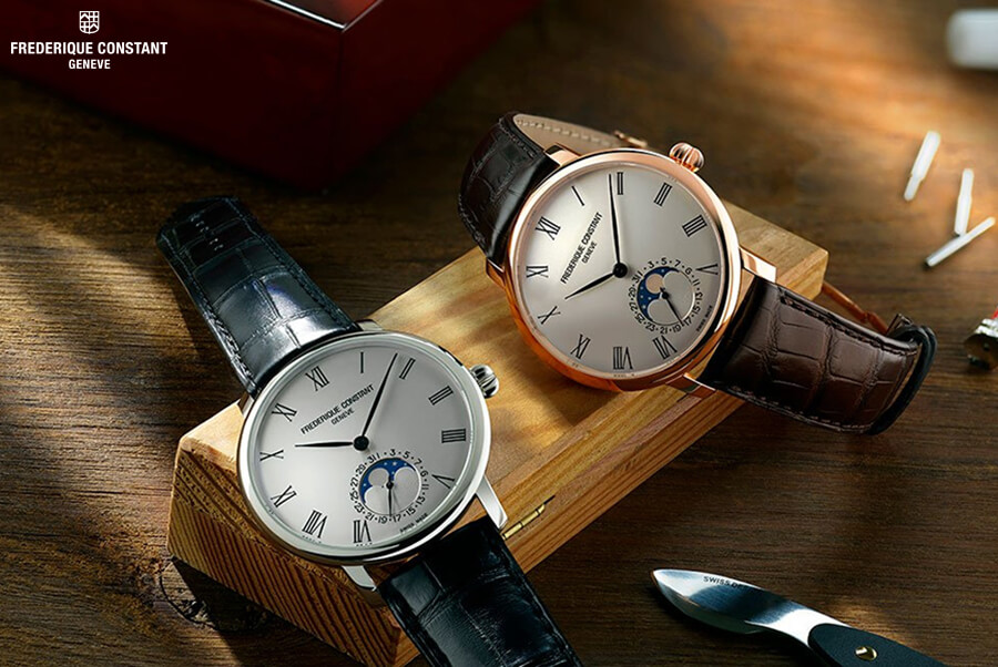 Frederique Constant và Tissot đều có những thiết kế đồng hồ đa dạng