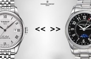 so sánh đồng hồ Frederique Constant và Tissot