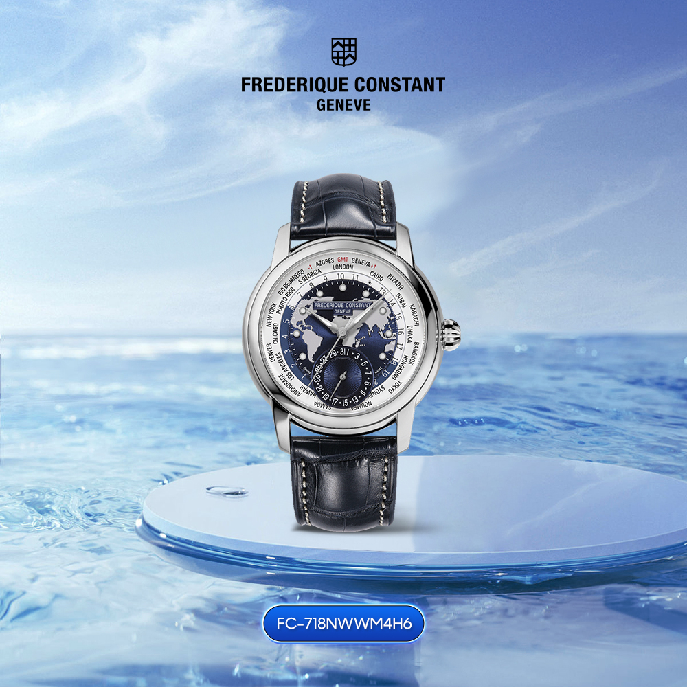 Đồng hồ Frederique Constant Classics Worldtimer Manufacture FC-718NWWM4H6