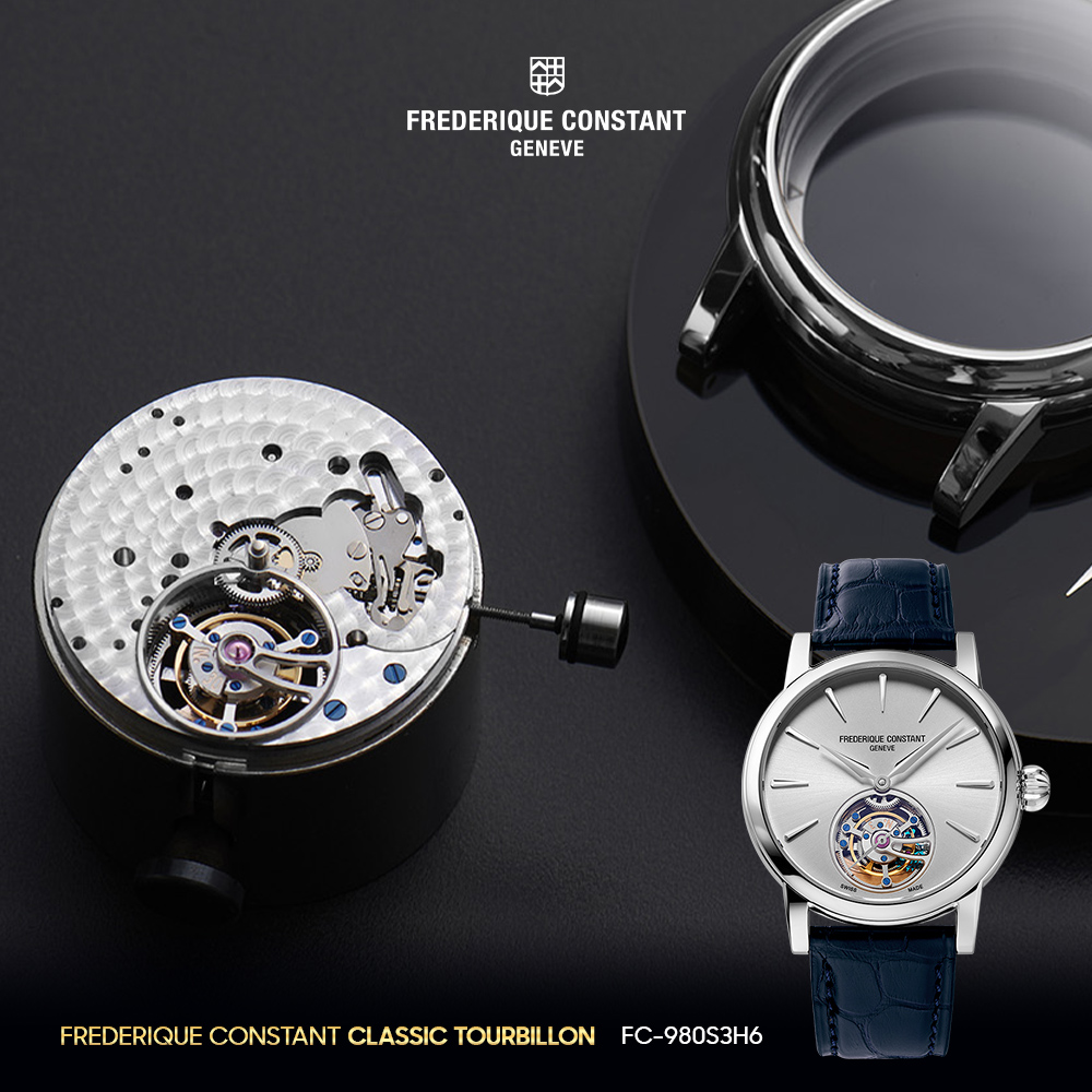 Frederique Constant tự hào vì đã làm chủ được công nghệ Tourbillon