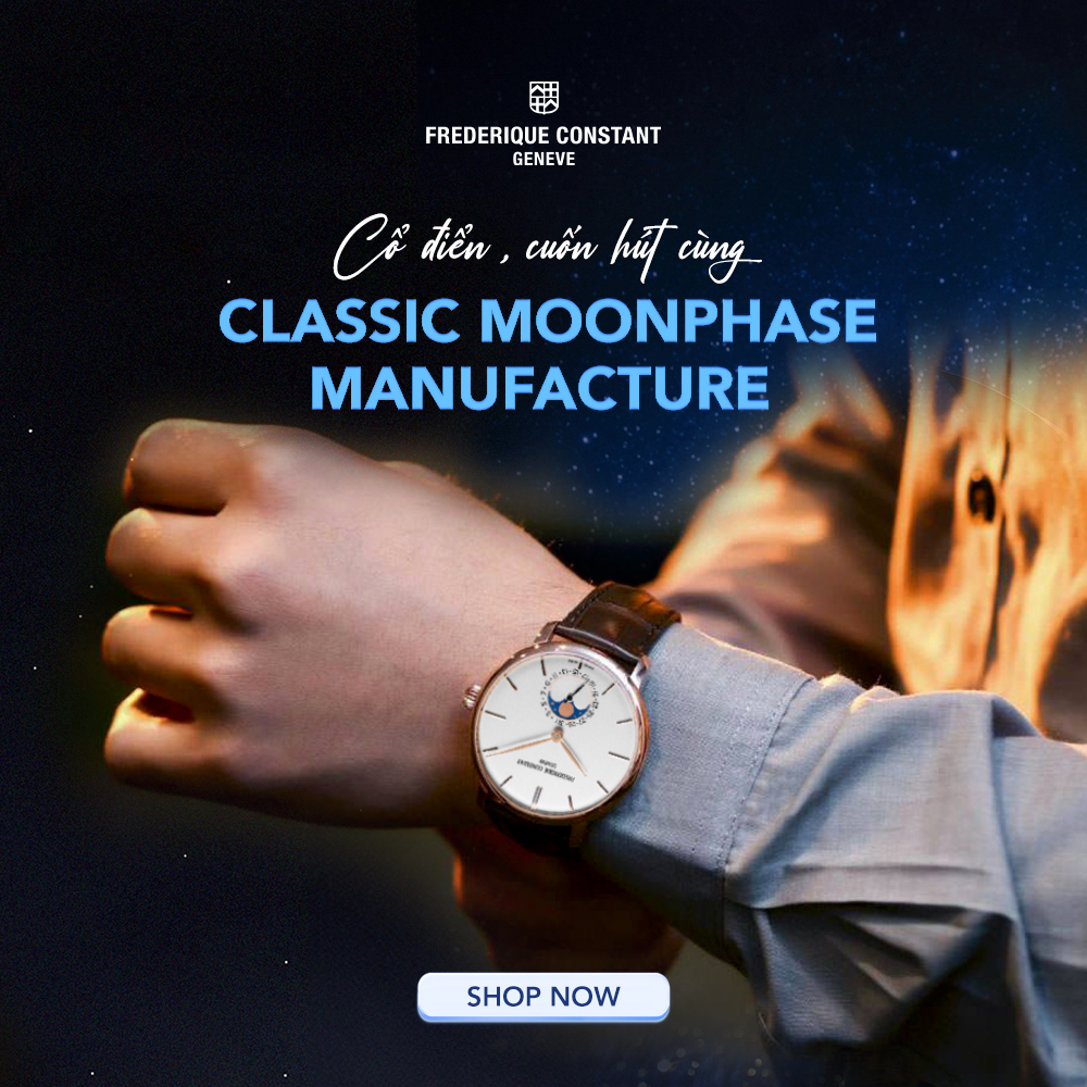 Frederique Constant Classic Moonphase Manufacture - Công nghệ chế tác đỉnh cao