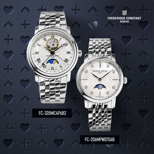 Đồng hồ đôi Frederique Constant &#8211; Chung nhịp yêu thương, quà tặng đặc biệt cho lễ Valentine