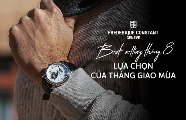 Frederique Constant Best-Selling tháng 8 – Lựa chọn của tháng giao mùa