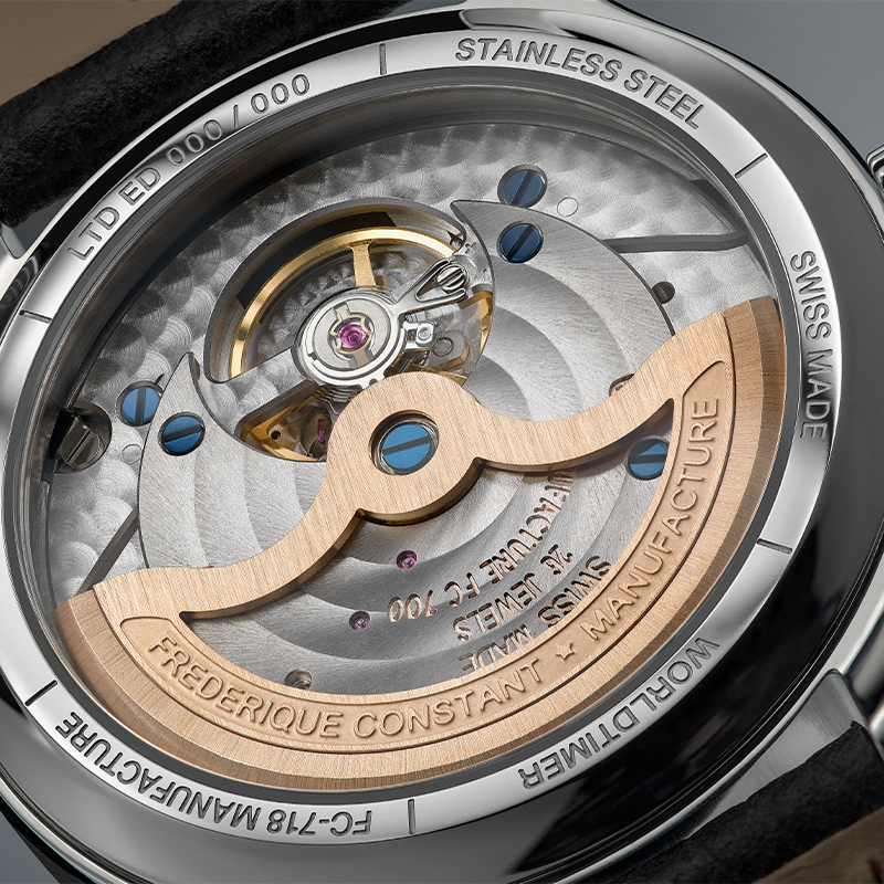 Đồng hồ Nam Frederique Constant  Manufacture Classic Worldtimer FC-718N4H6