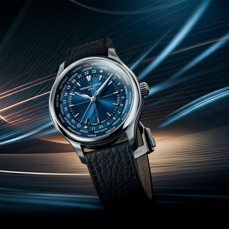Đồng hồ Nam Frederique Constant  Manufacture Classic Worldtimer FC-718N4H6