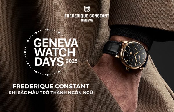 Geneva Watch Days 2025: Frederique Constant – Khi màu sắc trở thành ngôn ngữ