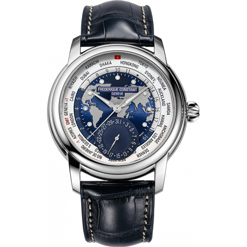 Đồng hồ Frederique Constant MANUFACTURE CLASSIC WORLDTIMER VIETNAM LIMITED EDITION FC-718WNWM4H6