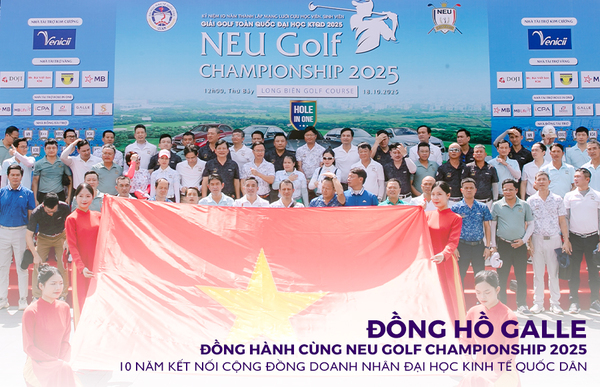 Frederique Constant Vietnam đồng hành cùng NEU Golf Championship 2025 – 10 năm kết nối cộng đồng doanh nhân Đại học Kinh tế Quốc dân