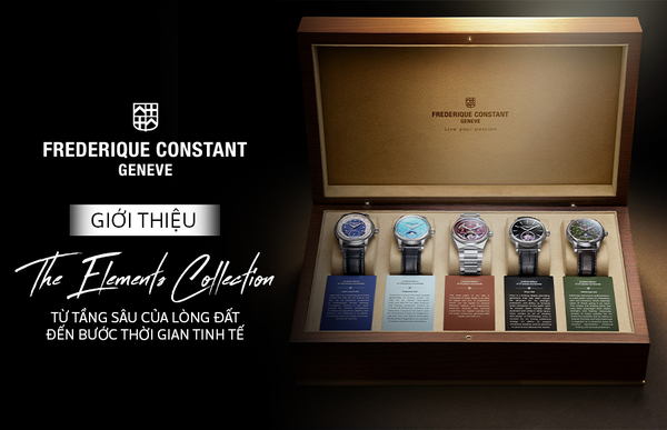 Frederique Constant The Elements: Từ tầng sâu của lòng đất đến bước thời gian tinh tế
