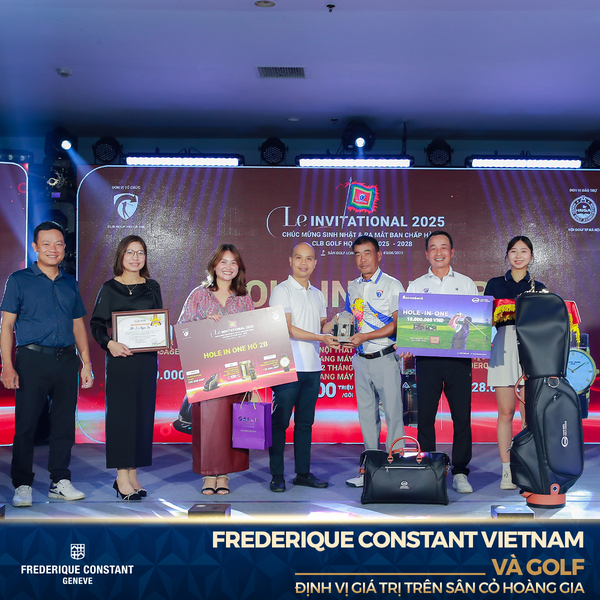 Frederique Constant Vietnam và Golf: Định vị giá trị trên sân cỏ hoàng gia