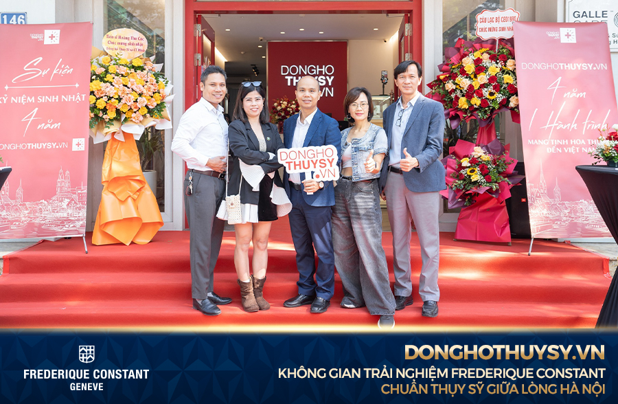 DONGHOTHUYSY.VN: Không gian trải nghiệm Frederique Constant chuẩn Thuỵ Sỹ giữa lòng Hà Nội