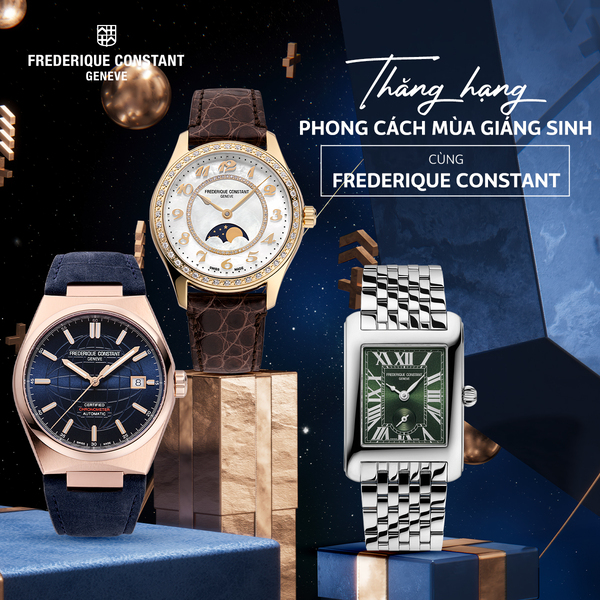 Thăng hạng phong cách mùa giáng sinh cùng Frederique Constant