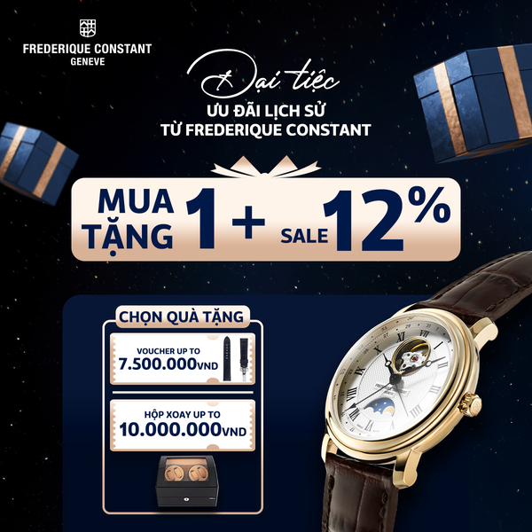 Đại tiệc ưu đãi lịch sử từ Frederique Constant