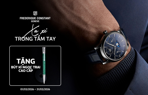 Frederique Constant: Xa xỉ trong tầm tay
