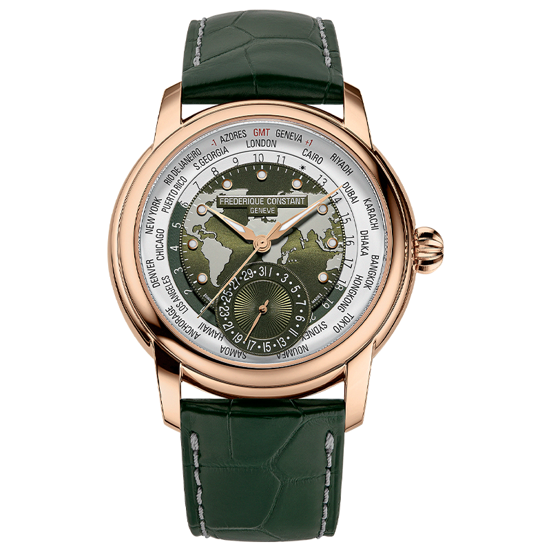 Đồng hồ Nam Classic Worldtimer Manufacture FC-718KWWM4H9