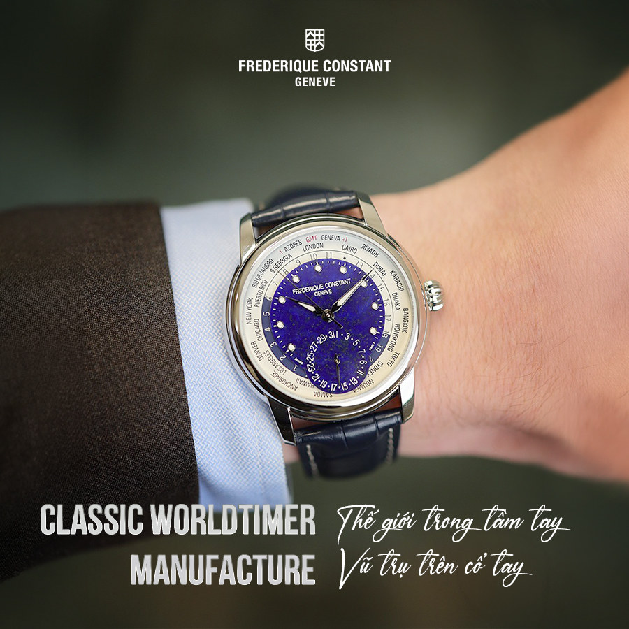 Classic Worldtimer Manufacture: Thế giới trong tầm tay. Vũ trụ trên cổ tay
