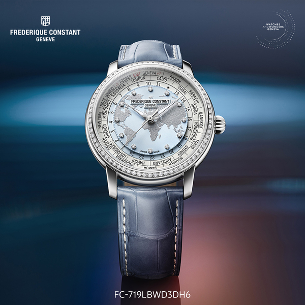 Diện mạo No-Date đầy lôi cuốn của Frederique Constant Worldtimer 2026