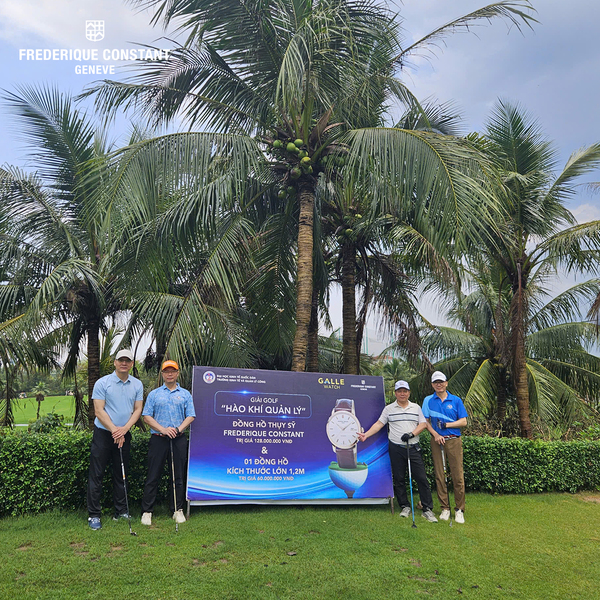 Frederique Constant Vietnam đồng hành cùng giải Golf “Hào Khí Quản Lý” – Chào mừng 70 năm Đại học Kinh tế Quốc dân