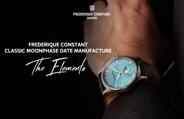 Frederique Constant Classic Moonphase Date Manufacture: Tuyệt tác thời gian từ đá Turquoise độc bản