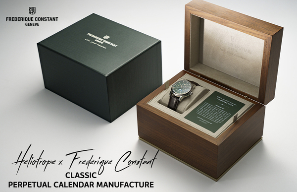 Frederique Constant Classic Perpetual Calendar Manufacture Heliotrope: Vũ điệu thạch học vĩnh cửu trong bộ rương báu “The Elements”