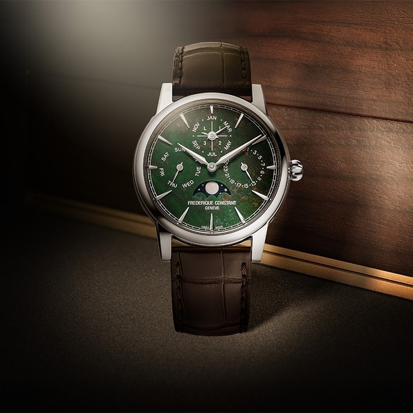 Frederique Constant Classic Worldtimer Manufacture “The Elements”: Tuyệt tác đá Lapis Lazuli độc bản đổ bộ Việt Nam