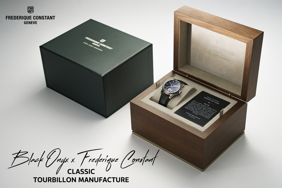 Frederique Constant Classic Tourbillon Manufacture Black Onyx: Khúc độc tấu huyền bí từ màn đêm vĩnh cửu