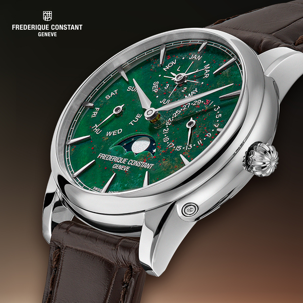 Frederique Constant Classic Perpetual Calendar Manufacture Heliotrope: Vũ điệu thạch học vĩnh cửu trong bộ rương báu “The Elements”