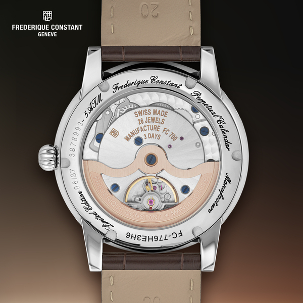 Frederique Constant Classic Perpetual Calendar Manufacture Heliotrope: Vũ điệu thạch học vĩnh cửu trong bộ rương báu “The Elements”