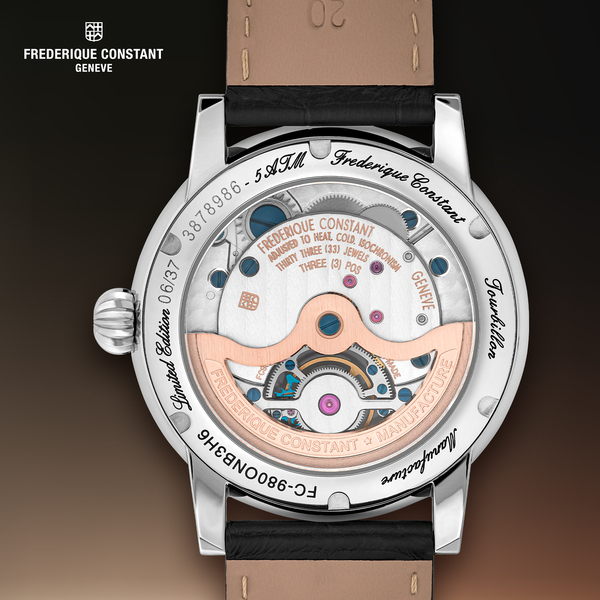 Frederique Constant Classic Tourbillon Manufacture Black Onyx: Khúc độc tấu huyền bí từ màn đêm vĩnh cửu