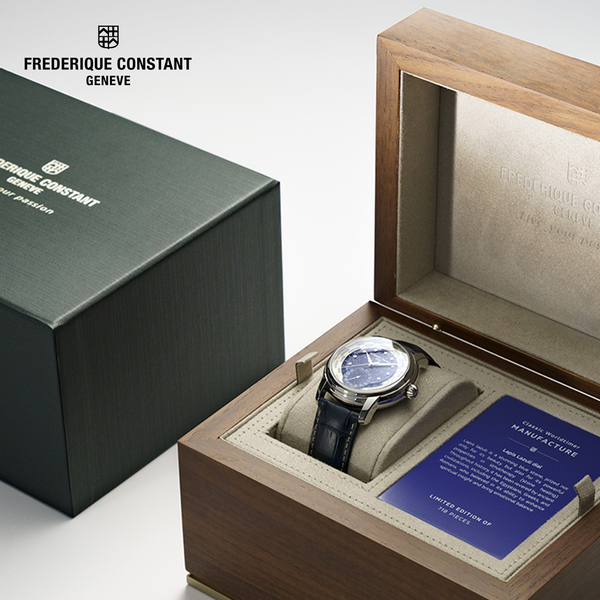 Frederique Constant Classic Worldtimer Manufacture “The Elements”: Tuyệt tác đá Lapis Lazuli độc bản đổ bộ Việt Nam