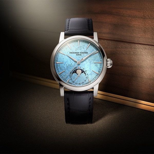 Frederique Constant Classic Worldtimer Manufacture “The Elements”: Tuyệt tác đá Lapis Lazuli độc bản đổ bộ Việt Nam