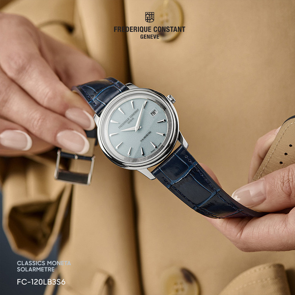 Classics Moneta Solarmetre: bước tiến bất khả thi của Frederique Constant
