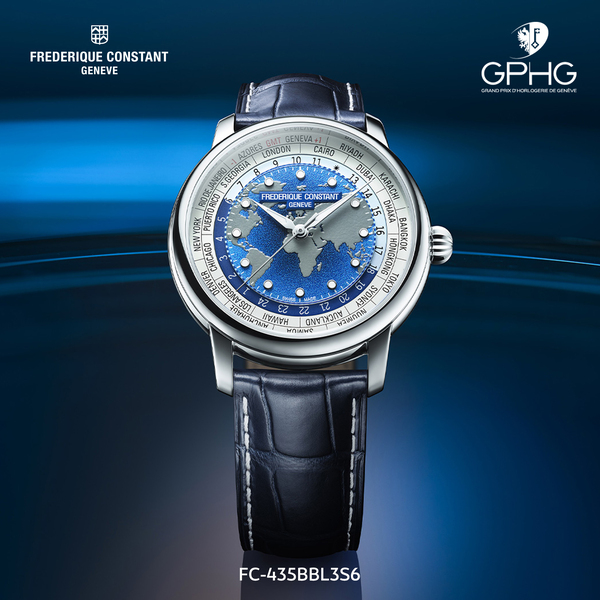 Frederique Constant mang Moneta và Worldtimer bước lên đại lộ danh vọng GPHP 2026