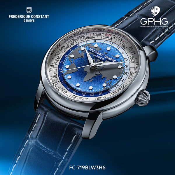 Frederique Constant mang Moneta và Worldtimer bước lên đại lộ danh vọng GPHP 2026