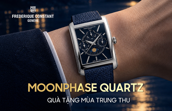 Tuyệt tác trăng rằm Frederique Constant Moonphase – Điểm nhấn quà tặng mùa thu