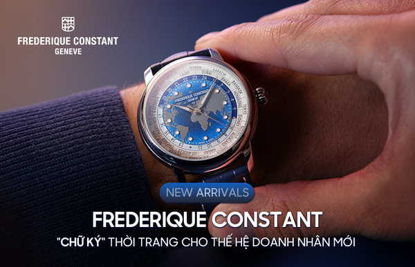 [New arrivals] Frederique Constant – “Chữ ký” thời trang cho thế hệ doanh nhân mới